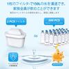 BREAUILL Compatible Filter Cartridges for BRITA MAXTRA Water Purifiers, Removes Chlorine and Other Harmful Substances, 6-Piece Set
