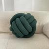 Nordic Wool Ball Pillow With Knitted Texture For Home Decor And Lounge Comfort