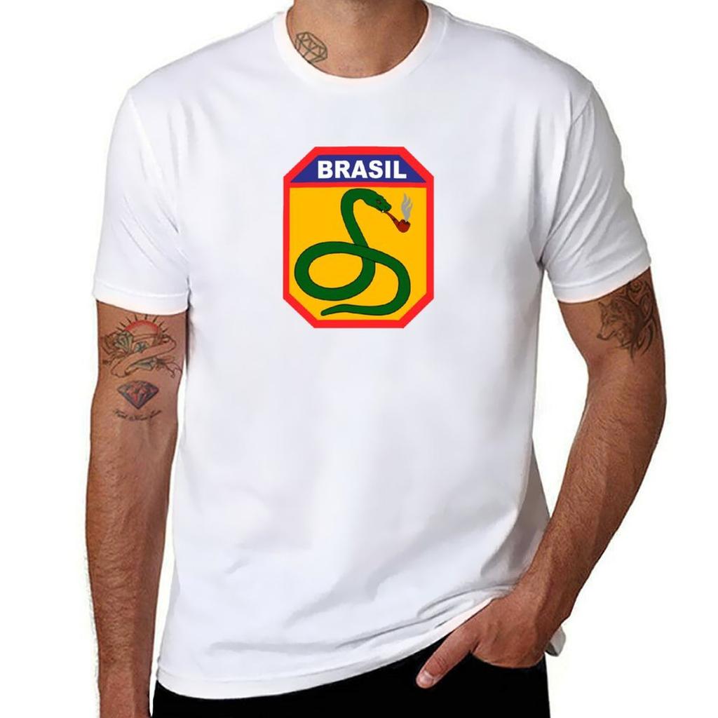The Smoking Snake Brazilian Expeditionary Force Pacht Tshirt Large Size Soft Cotton Tshirt