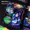 RetroStory Cyberpunk Laser Journal Stickers - Noise Space Series (20 Sheets)