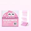 1/6pcs Fruit Sticky Notes 80 Sheets/Pad Self-Adhesive Cartoon Memo Pads Pastel Post Memo Notes Office Stationery