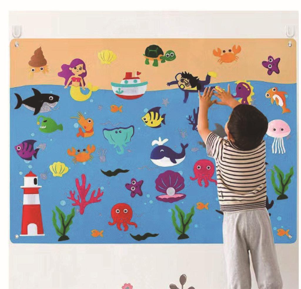 3D Felt Story Educational Board for Toddlers