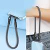 Not  Loss Double Hook Phone Lanyard Side Mount Pad Metal Lanyard Clip  with Two Rings Corrosion Resistant Clip for Phone