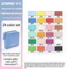 Croma 160/1 Farben Nachfüllbares Direktflüssig-Acrylmarker-Set mit Weicher Spitze, Waschbarer Aquarellpinsel Schulausstattung