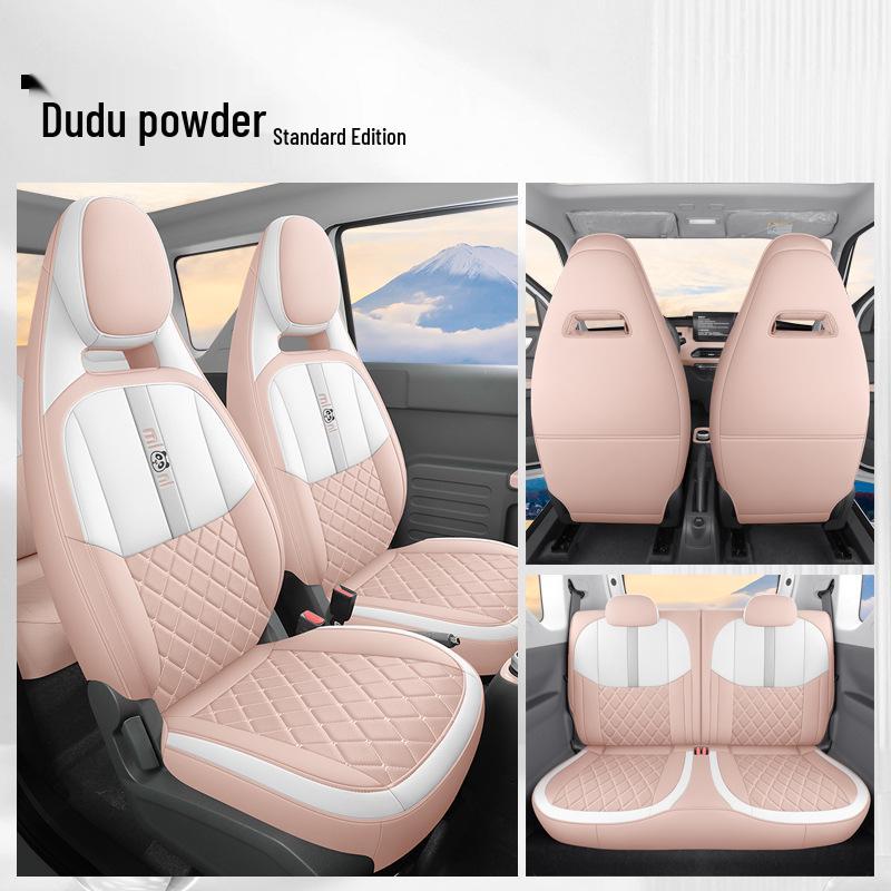 Panda MINI Universal Breathable Car Seat Cover – Cute, Wear-Resistant, Perforated, Four-Season Compatible