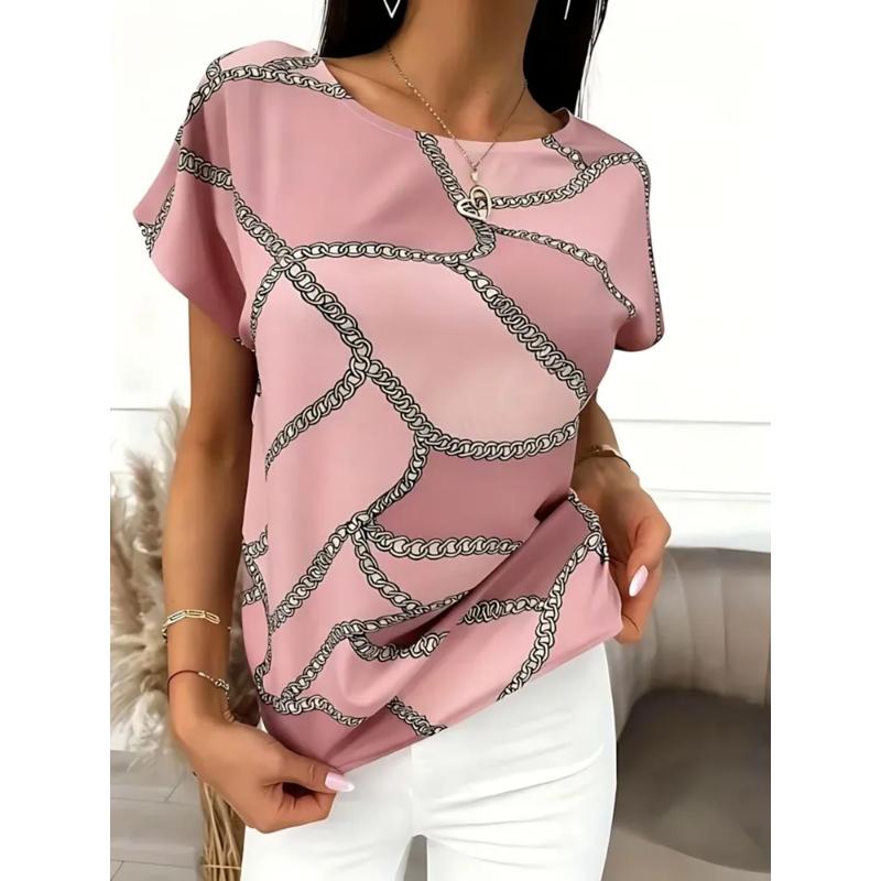 Women's Tops Versatile Comfortable Short Sleeves Fashion Crew Neck Loose T-Shirts Women’s