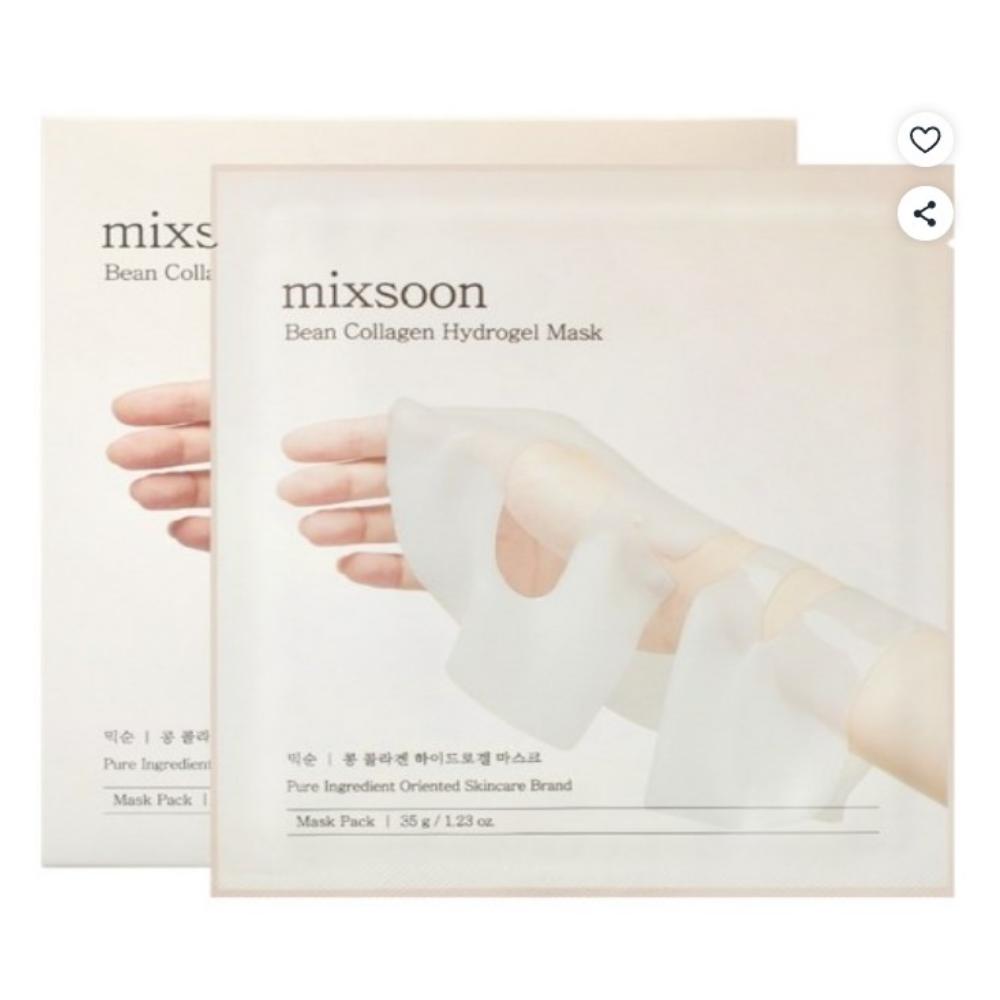 Mixsoon Soy Collagen Hydrogel Mask 5pcs – Moisturizing & Firming Face Mask