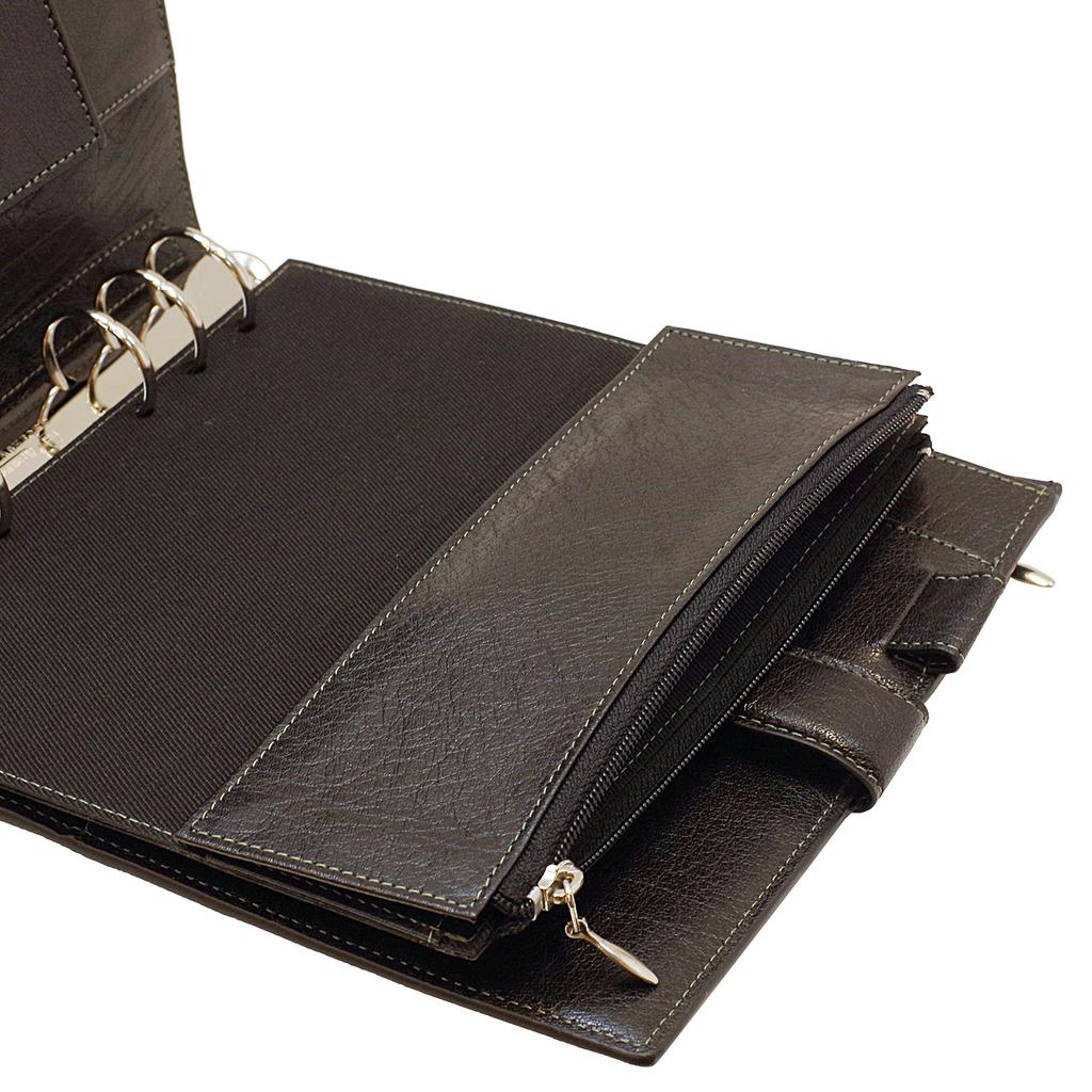 Deep Ring Diameter 25mm System Notebook Binder HB×WA5 [Black] 6135-011