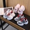 Kids One To Six Years Breathable Double Mesh Lightweight Eva Sole Korean Fashion Sports Dad Sneakers