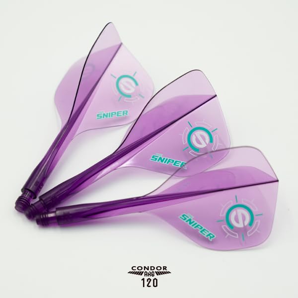CONDOR Flight Axe 120 Connor Scott Model The Sniper Standard Short Clear Purple