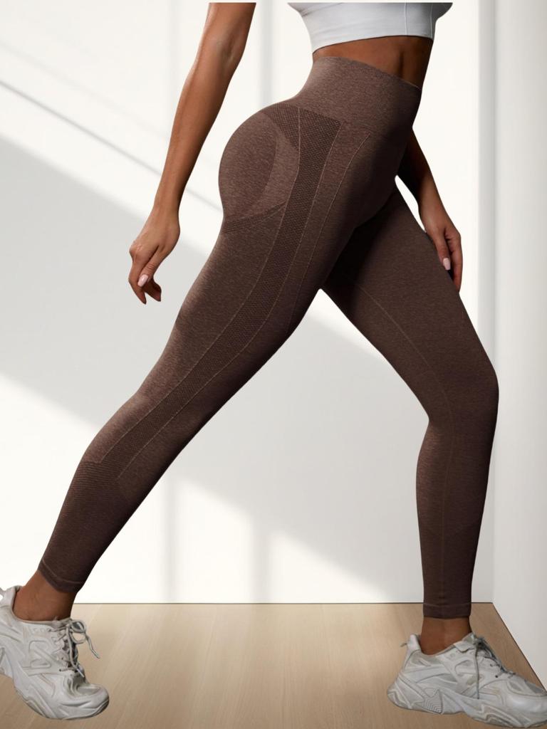 Europäische & Amerikanische Nahtlose Yoga Leggings: Damen High-Waist Schnelltrocknende Fitnesshose