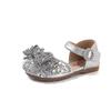 Spring/Summer New Korean Edition Girls' Half Sandals, Baby Girls' Bow Princess Shoes, Girls' Sparkling Dance Performance