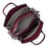 MICHAEL KORS Laila silver hardware coated canvas handbag medium women's oxblood