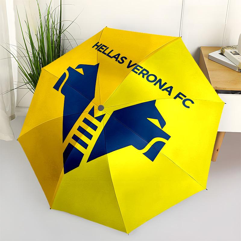 

Hellas Verona FC, Football Club Automatic Opening and Closing, 8 rib Structure Portable Umbrella, Suitable for Men and Women in All Seasons