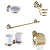 Antique Towel Rack,Bathroom Shelf Brass Paper Holder Toilet Brush Holder,Towel Hanger,Hooks,Bath Hardware Bathroom Accessories