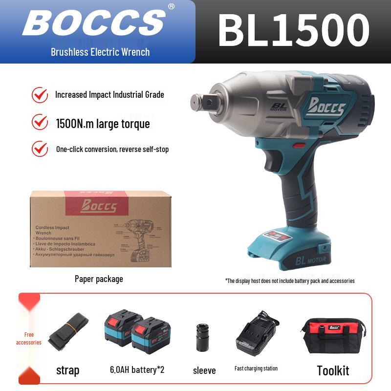 Cordless Multi-Functional Brushless Impact Wrench & Electric Screwdriver Set
