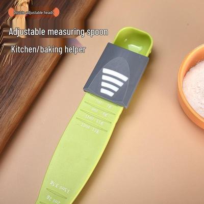 Adjustable Multifunctional Measuring Spoon with Scale for Coffee and Baking