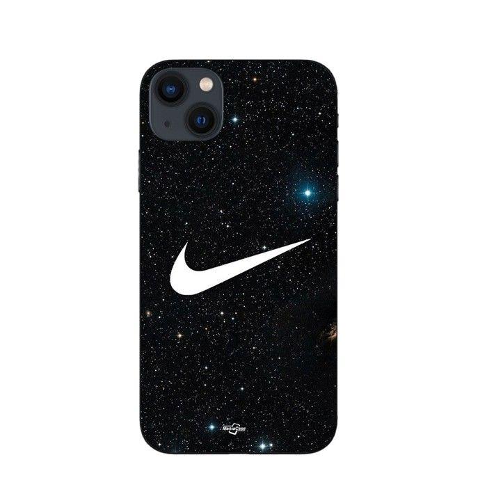 Maniacase Hülle für iPhone 13 mini nike Sternengalaxie schwarz