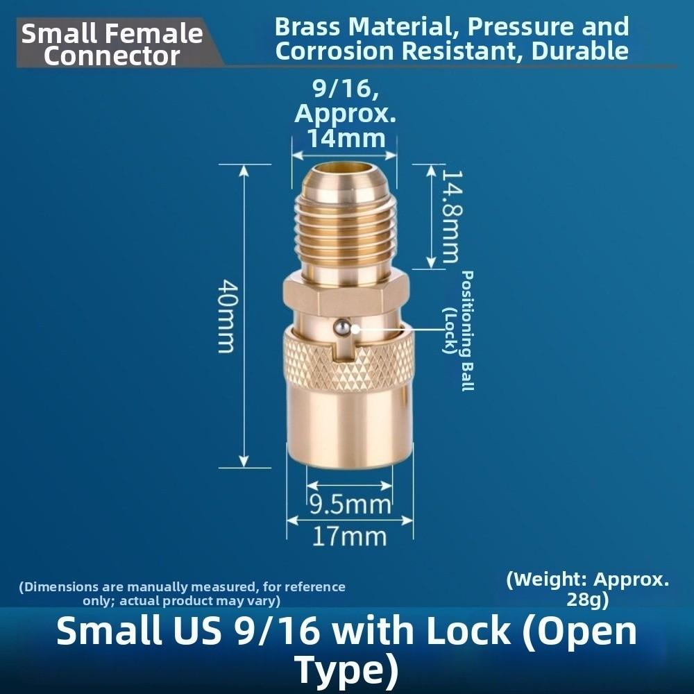 Brass Female Quick Coupling Heat Resistant Hose Barb Coupler  Mold Cooling Systems
