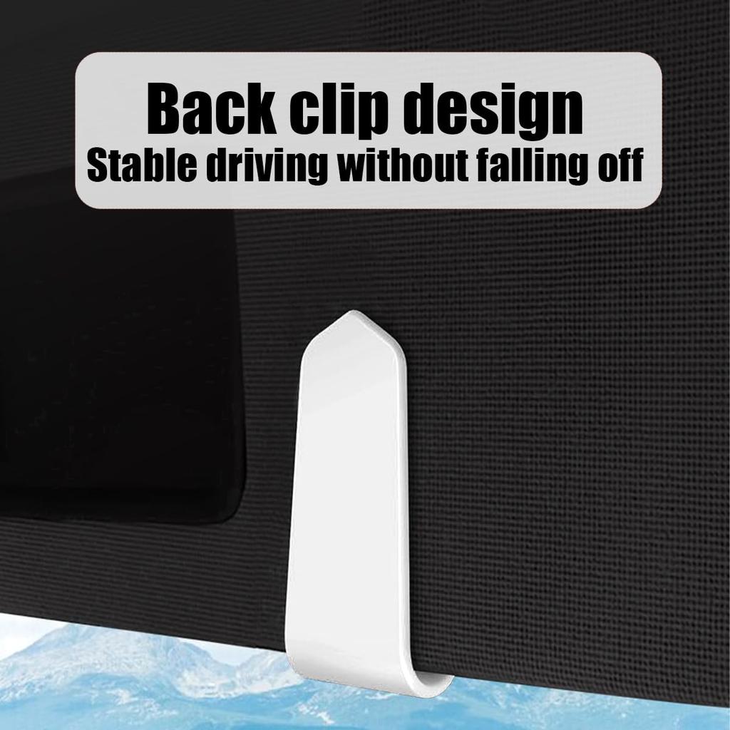 Sunglasses Holders for Car Sun Visor Vehicle Glasses Hanger Clip Auto Interior Eyeglass Ticket Card Clamp Organizer Accessories