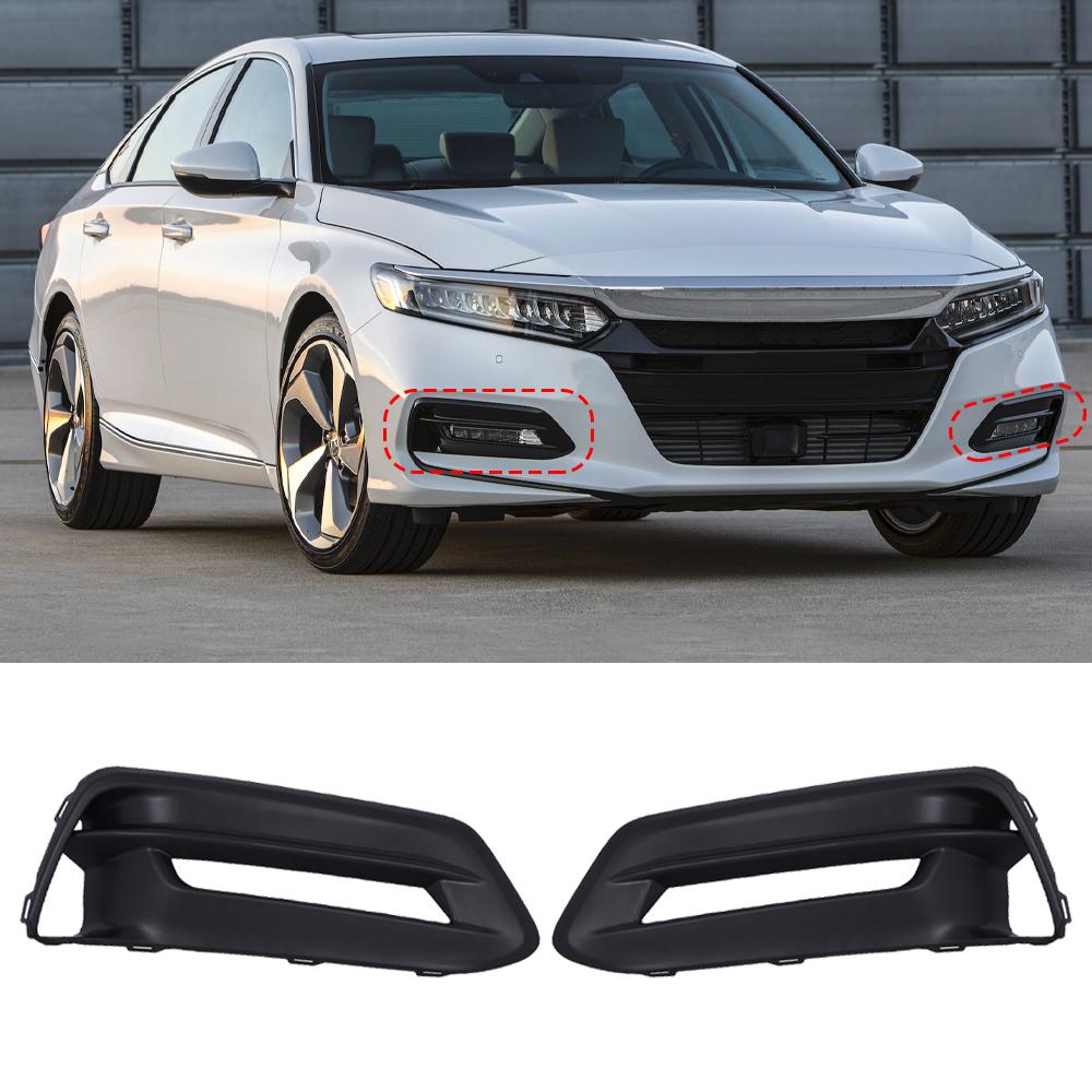 Car Front Left Right Bumper Fog Lamp Bezel Light Cover for Honda Accord 2018-2020 71107TVAA10 71102TVAA10