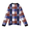 Men's Casual Striped Print Button-Up Long-Sleeve Tops