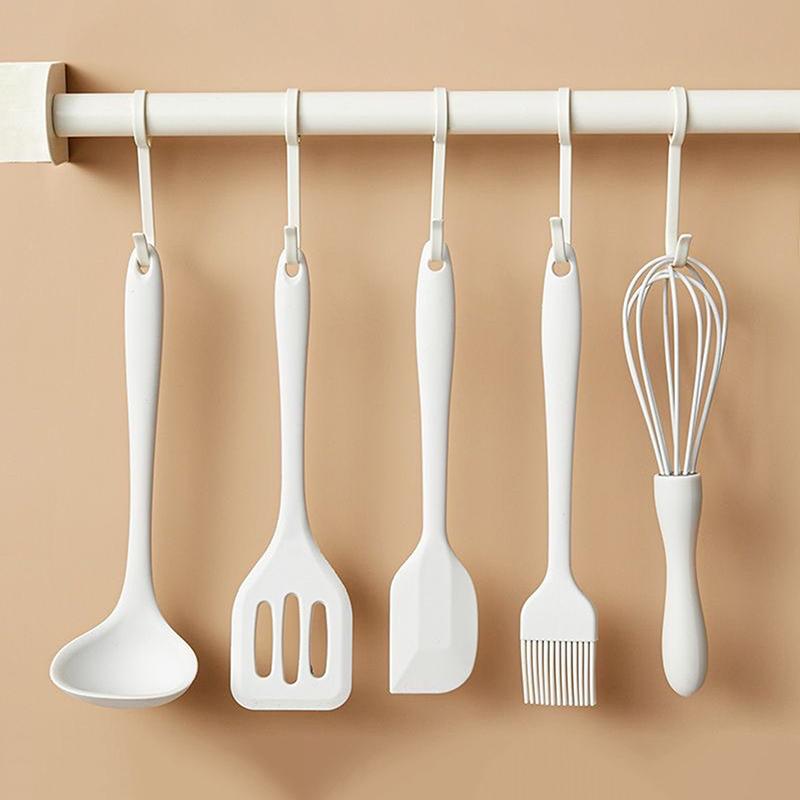 3/4/5 Pcs Silicone Baking Set Cake Cream Spatula Scraper Kitchen Household Egg Whisk Barbecue Oil Brush Gadget Kitchen Supplies