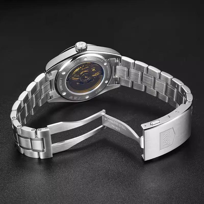 IW Automatic Mechanical Watch Stainless Steel Waterproof Sport Stainless Steel Luxury Casual Watch for Men Reloj Hombr
