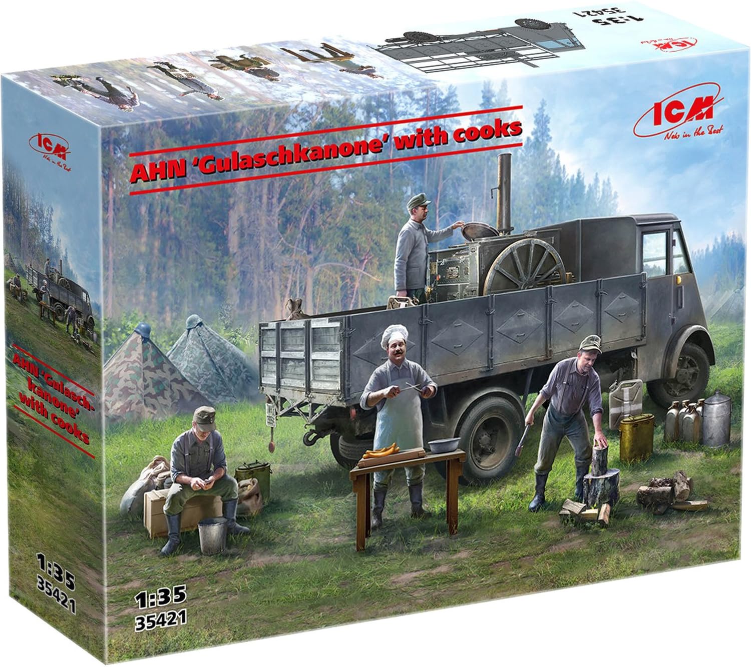 ICM Scale AHN Truck Glasgow with Cock Plastic Model 35421 1/35 (Combat Vehicle)