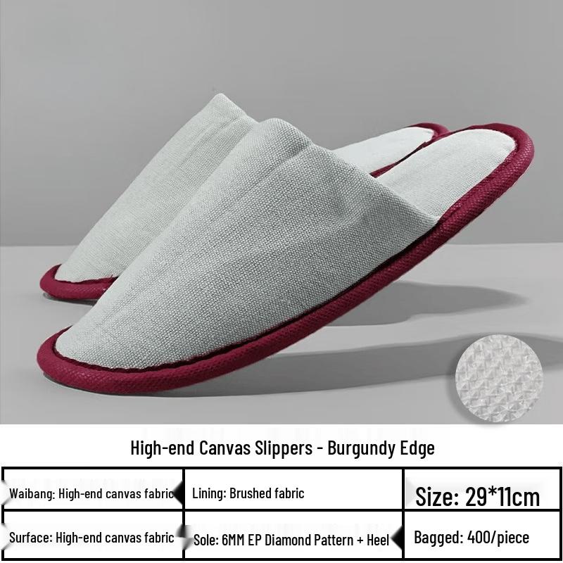 Disposable Linen Slippers