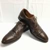 70s80s? Vintage Windsor Size 11 (29.0cm) Brown Full Brogue Wingtip Business Shoes Men's