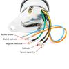 Retro Motorcycle Tachometer Monitoring 1.6W Metal Housing Electronic Inductive Pointers RPM Gauge for Bike Customization