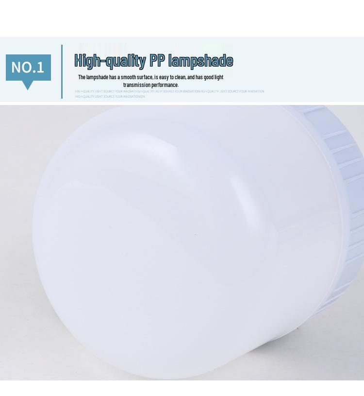 Flicker-Free High Power Indoor White Light Bulb with Screw Base for Eye Protection