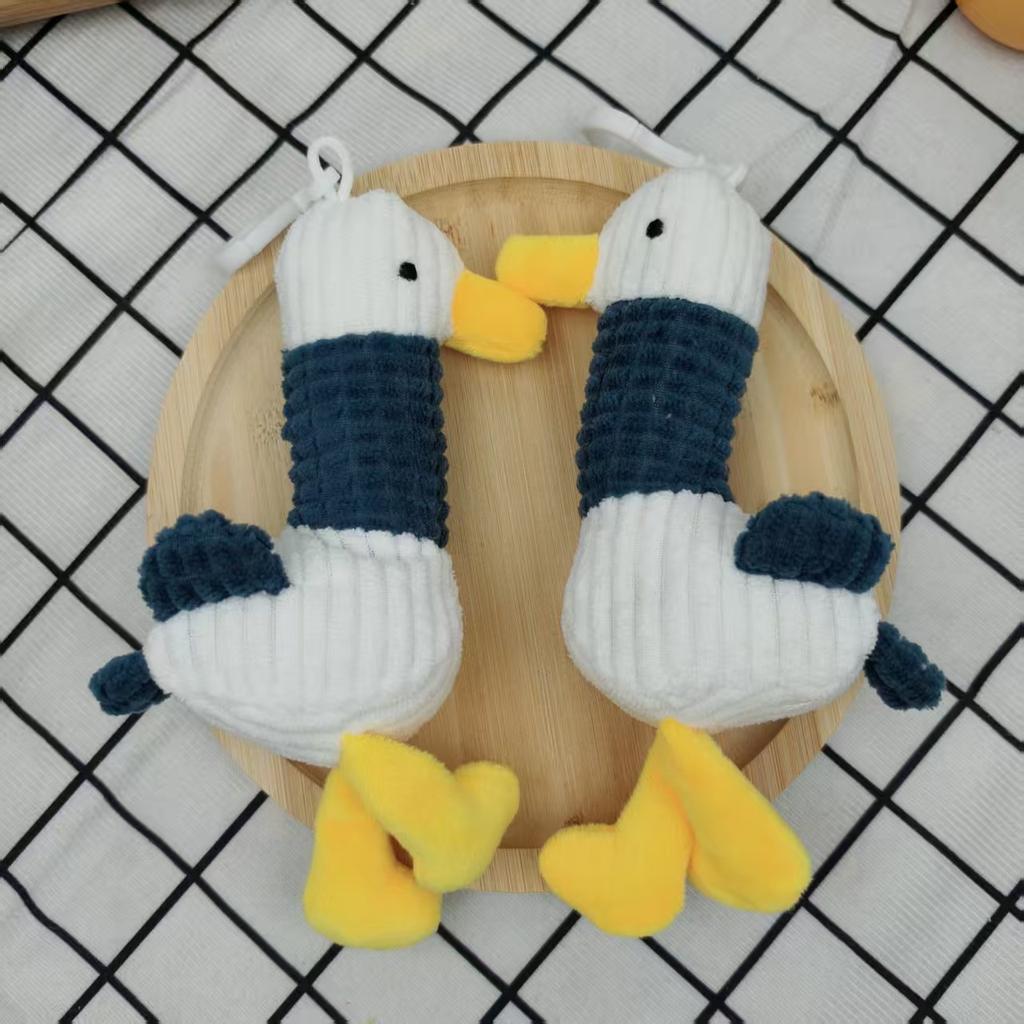 Plush Cute Doll Keychain Pendant Little Seagull Ugly Cute Doll Backpack Pendant Hanging Decoration