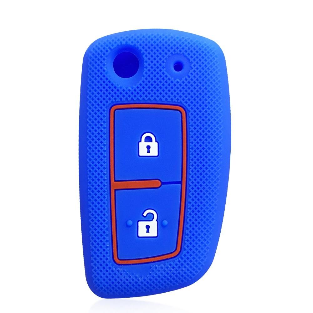 Car Key Fob Cover Case Cap For Nissan Sunny Qashqai J11 X-trail Murano Kashkay Juke Flip Folding Remote 2buttons Silicone Case