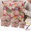 Waterproof Flower Quilt Storage Bag Large Capacity Moving Packing Bag  Home Organization