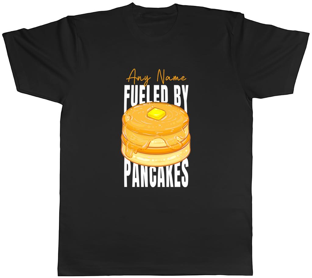 Personalised Fueled by Pancakes Shrove Tuesday Unisexs TShirt Tee Gift Top
