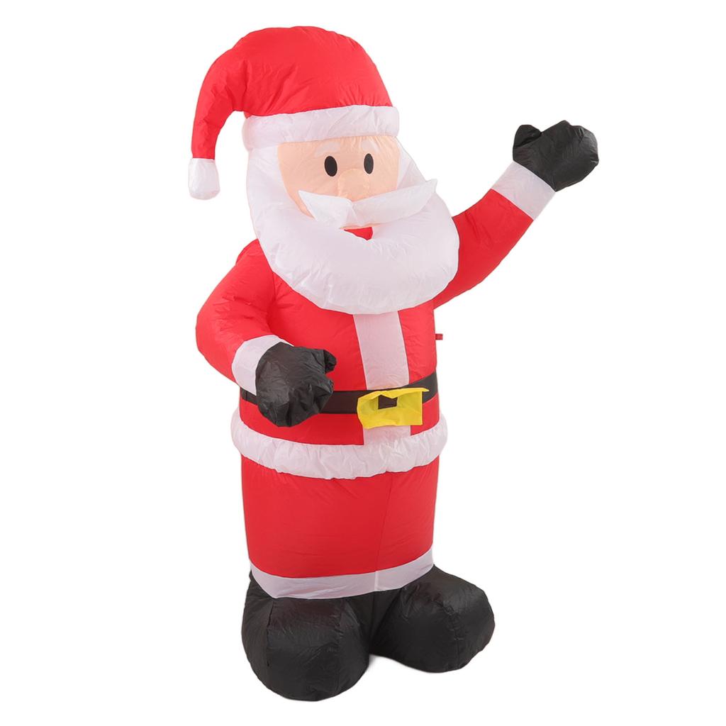 Christmas Inflatable Santa Waterproof Tear Resistance Inflatable Santa Decoration with LED Lights