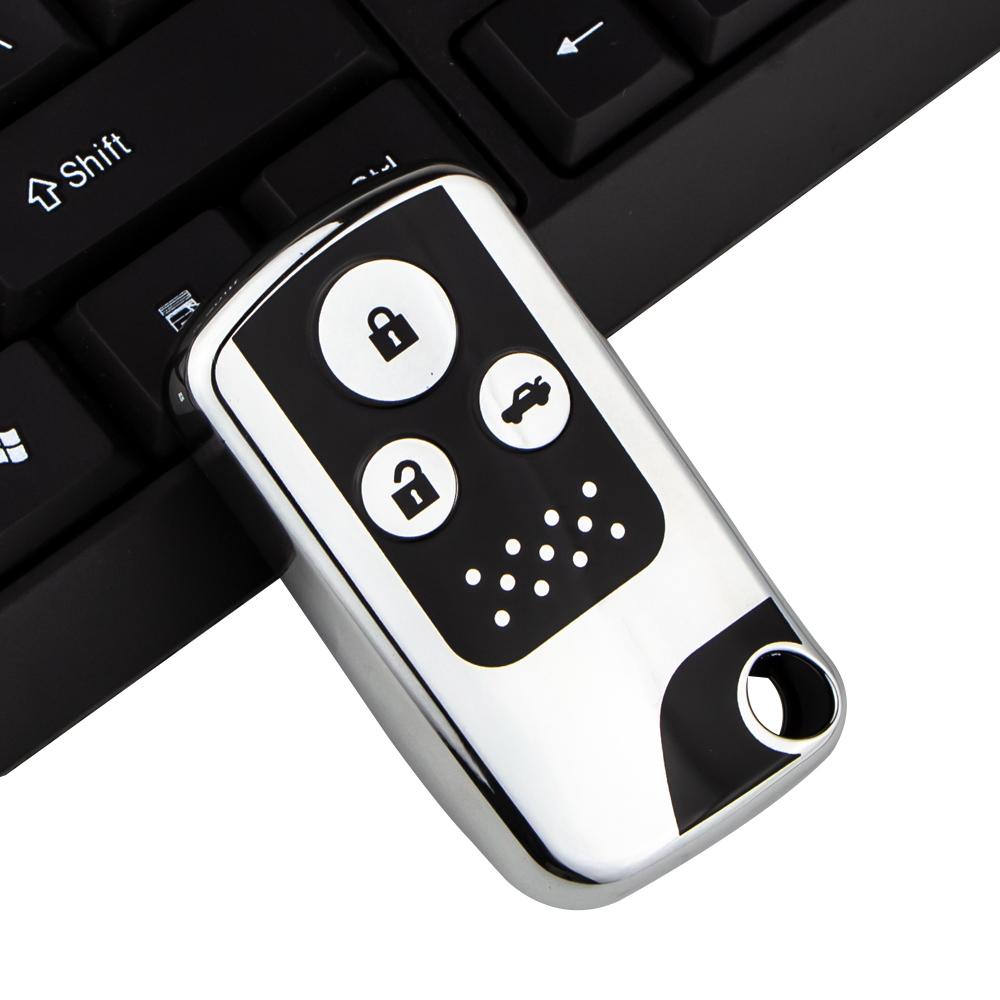 For Honda Crv Fit Shuttle Fried Freed Spike Stepwgn Rg1 Spada Crz 2/3 Buttons Tpu Car Key Fob Case Cover Shell Holder