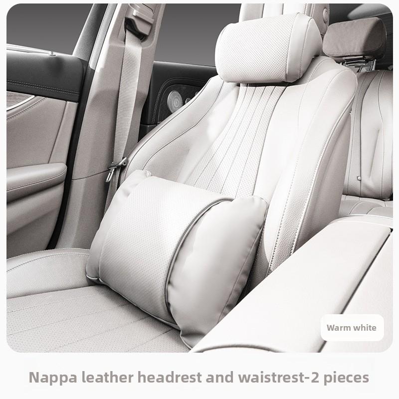 Luxurious Car Headrest - Provides Neck and Waist Support, Is Comfortable and Breathable with Zero Pressure.