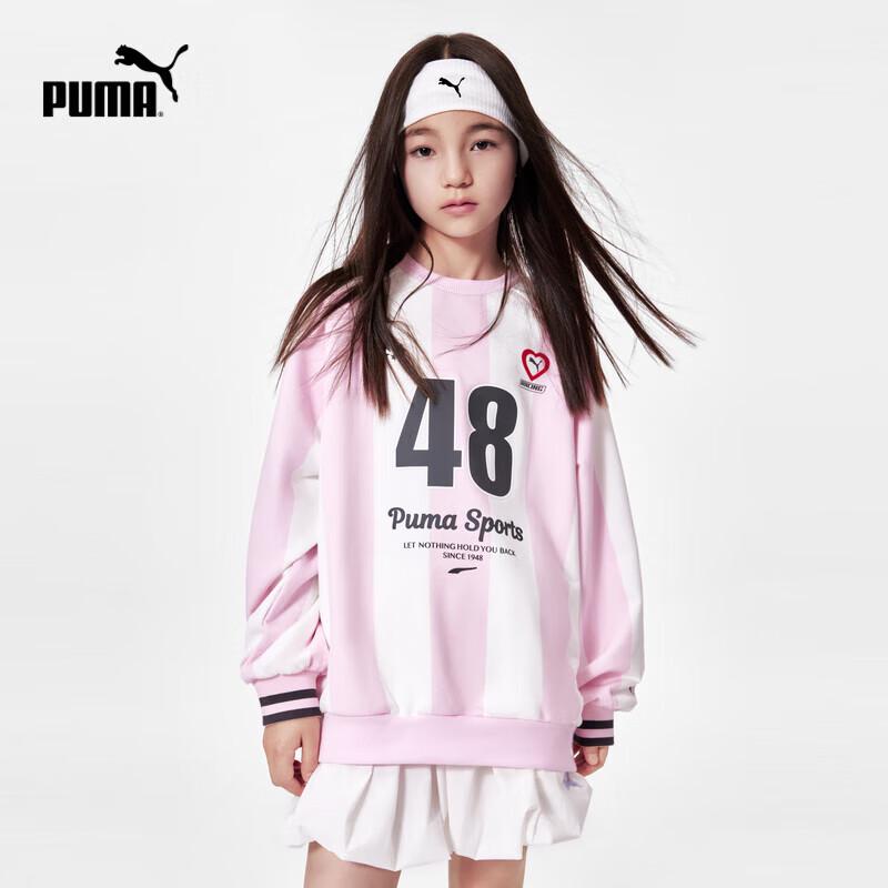Puma Girls' Fashion Long-Sleeve Sweatshirt
