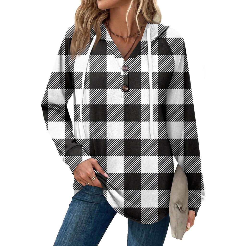 Women's Fashion Women's Lightweight Long Sleeve Pullover With Pockets Preppy Graphic Hoodie