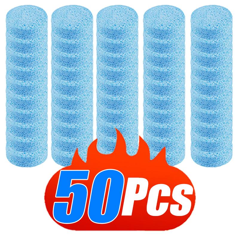 10/100 st Bil Vindrutetorkare Bil Brusande Tablett Glasvatten Fast Rengöringmedel Vindrutetorkare Spray Rengöring Bilvättstillbehör