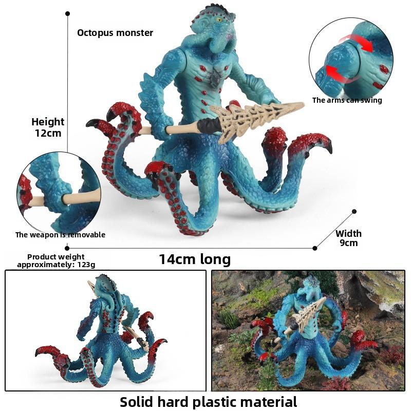 Combat Form Tree Demon Octopus Crab Monster Ice Bear Warcraft Model For Kids Collectible Display
