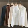 New ArrivalS Open Run Women S Nylon Rayon blouSe Two Pocket Style