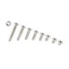 M2.5 A2 Stainless Steel Hex Socket Screws   With Hex Nuts Assortment Fasteners(  Head)