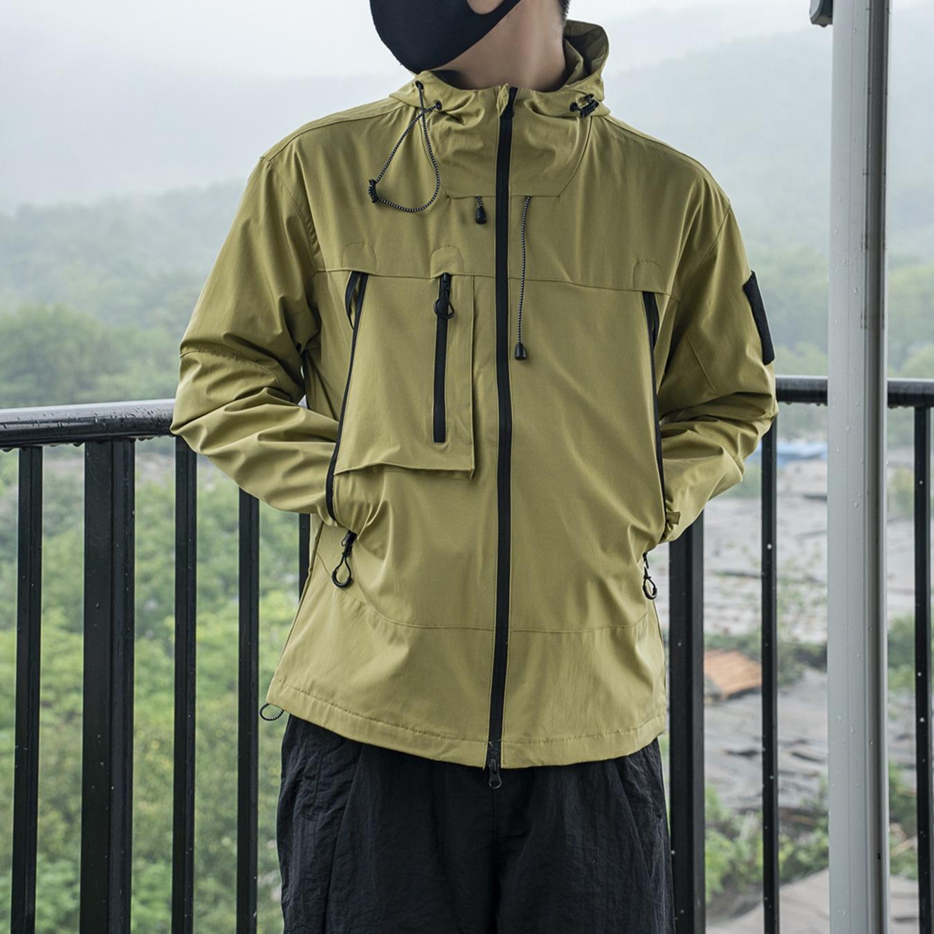 

2025 осенняя фиолетовая куртка мужская защита от ливня профессиональный уличный солнцезащитный костюм для альпинизма женское пальто хардшелл S