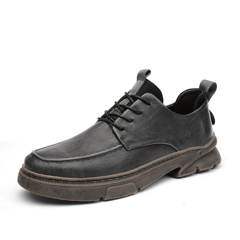 Мужская обувь Модные низкие туфли Осенние новые тенденции британского стиля Мужская — фото 6