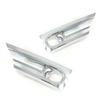 2X Chrome Front Fog Lamp Light Frame Cover Trim For Honda CR-V CRV -