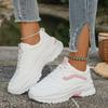 Atmungsaktive, dicke Sohle, Koreanische, vielseitige Dad-Sportschuhe für Damen, Frühling-Herbst.